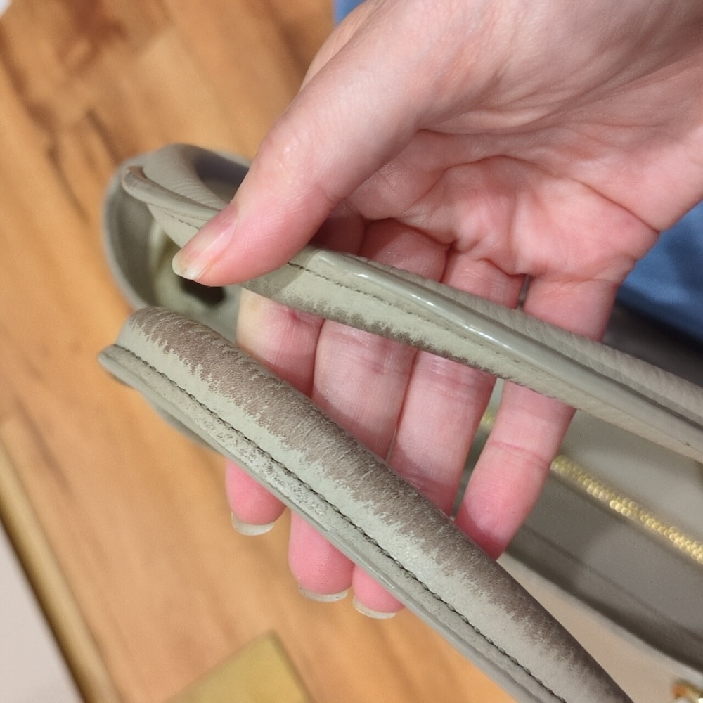 Kate Spade PROJECT Renny Drive Francis in clocktower Taupe Bag STORYBOOK Lining - Picture 8 of 15